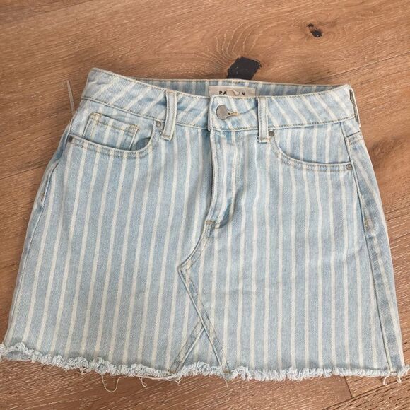 PacSun denim striped skirt 24 - Picture 8 of 8